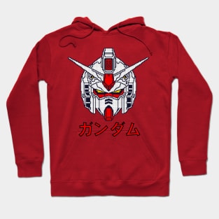 gundam rx78 pixel Hoodie